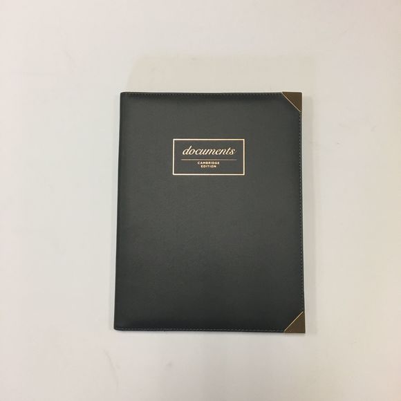 Cambridge Black & Gold Refillable Padfolio - Picture 3 of 8